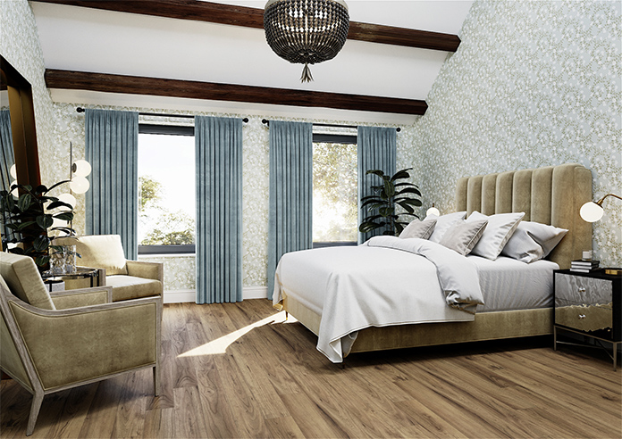 Ultra Luxe Velvet, Blue Cloud - Made to Measure Curtains - Image 7